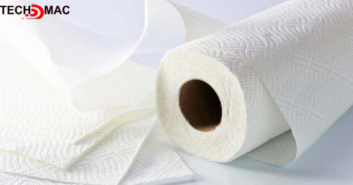 Absorbent kitchen paper